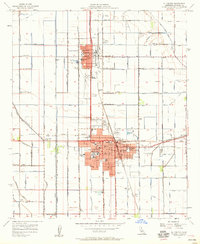 1957 Map of El Centro, CA — High-Res | Pastmaps